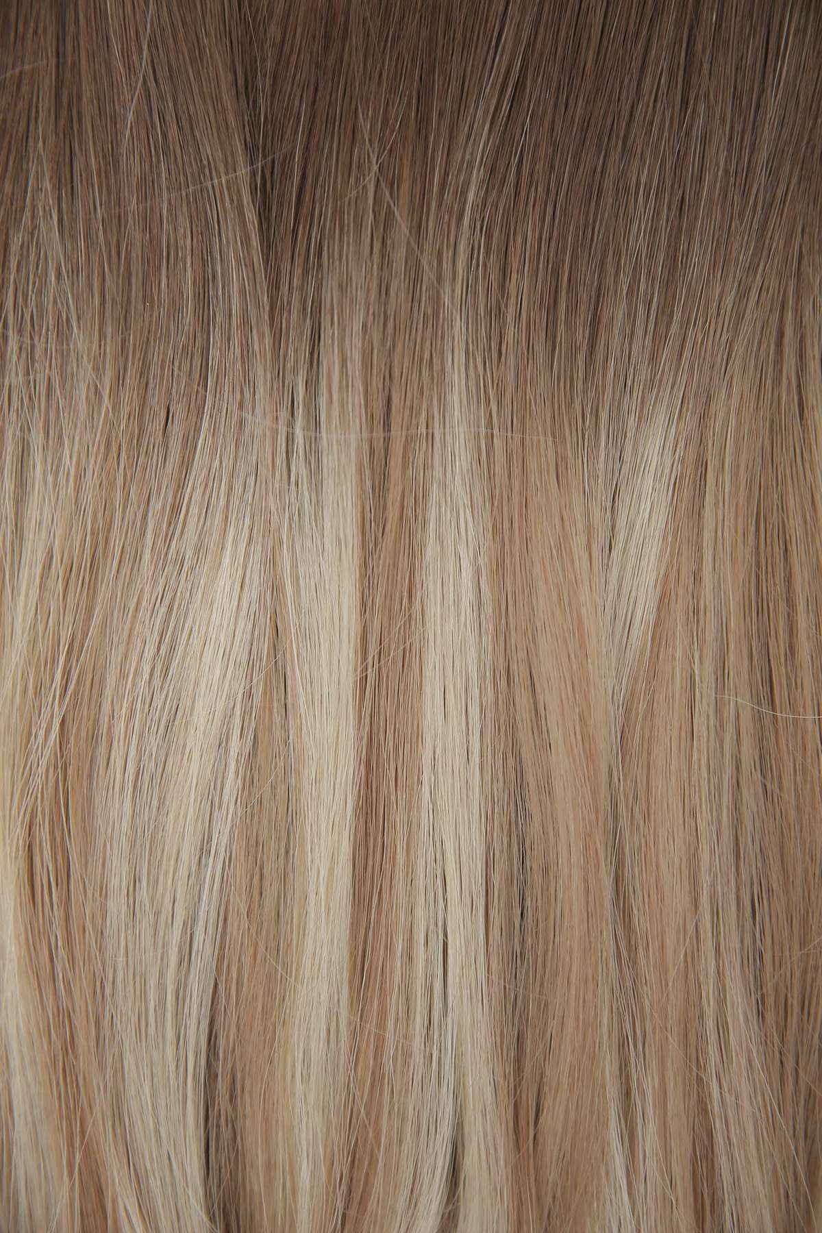 #Iced Coffee Balayage Genius Hair Weft Extensions