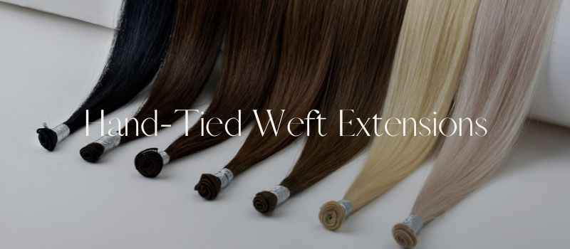Superior Hair Hand Tied Weft Extensions product closeup - mobile version