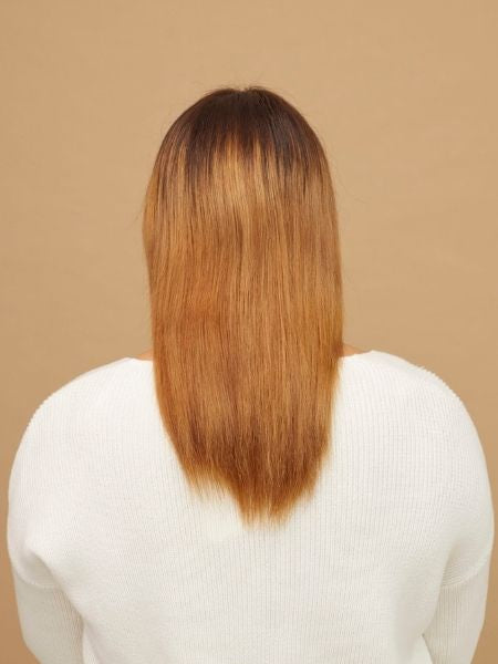 Before Superior Hair Halo Extensions Transformation