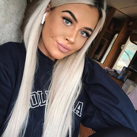 color: #60 Whitest Ash Blonde