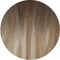 #Iced Coffee Balayage Seamless Clip In Hair Extensions
