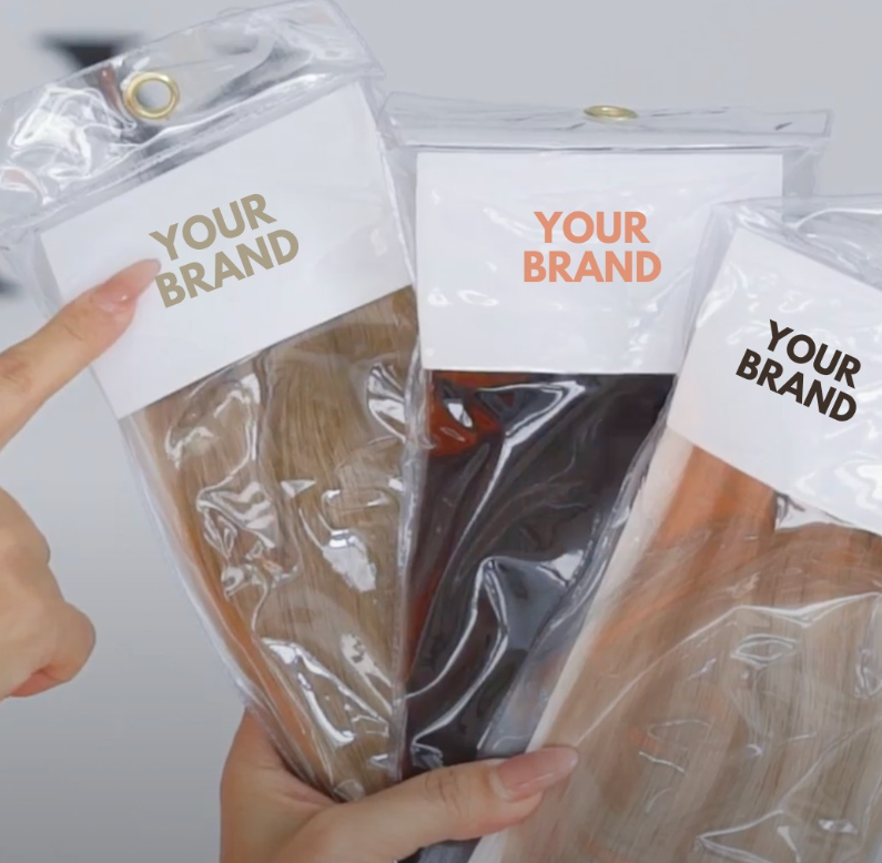 Launch your own hair extension line with custom branding solutions