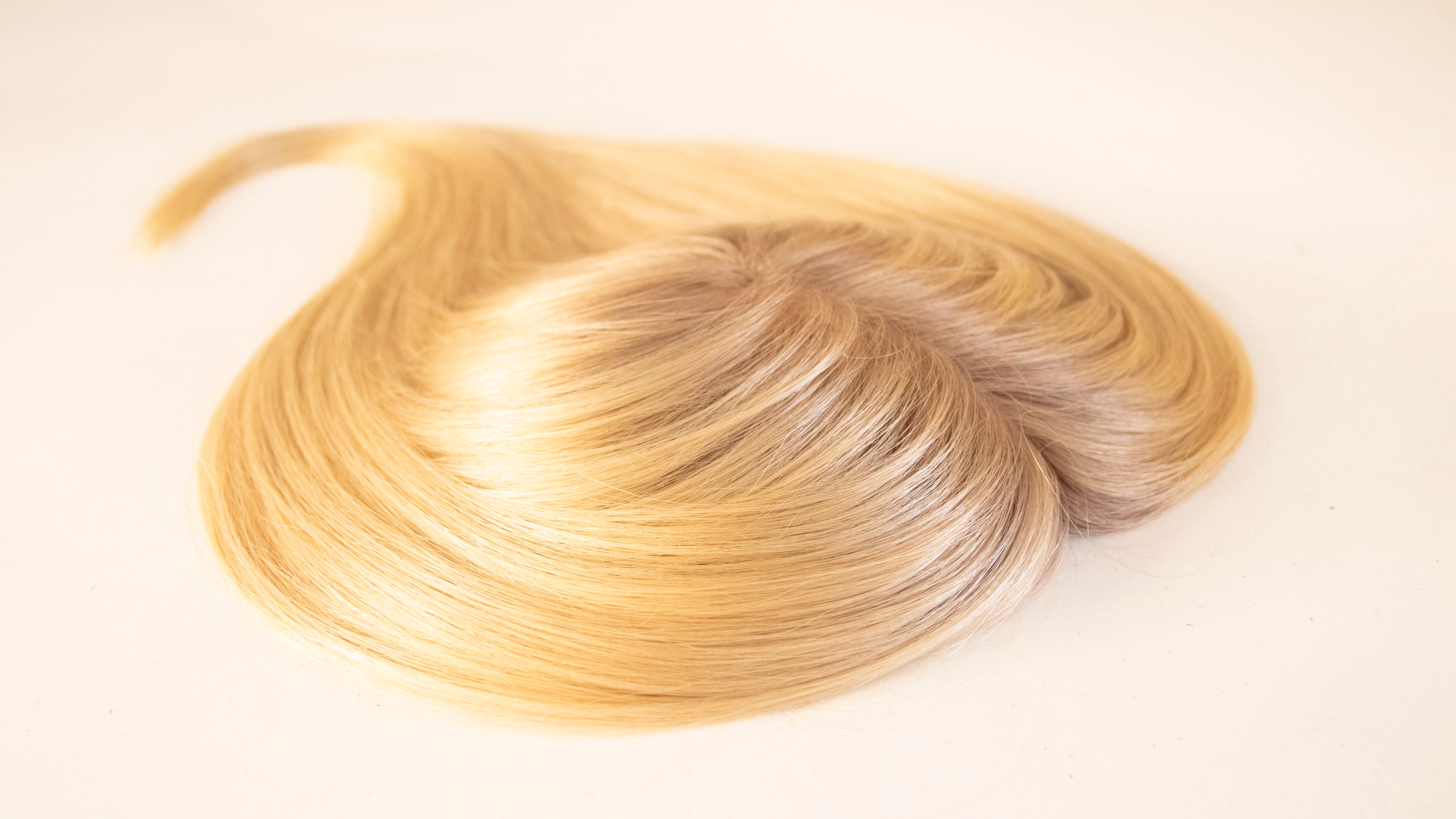 Beach Blonde Ombre Women's Human Hair Topper