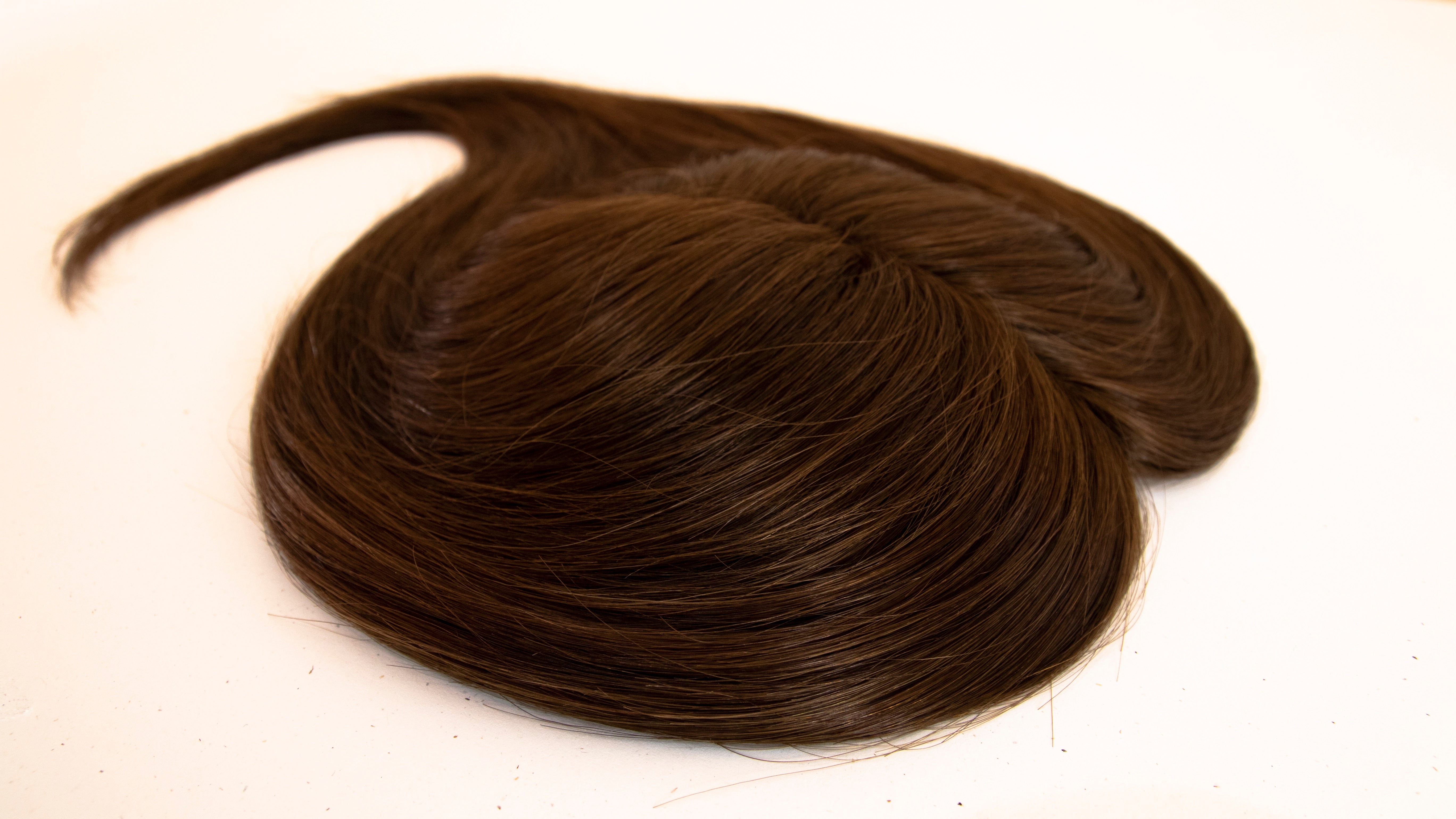 Chocolate Brown Balayage Women's Human Hair Topper