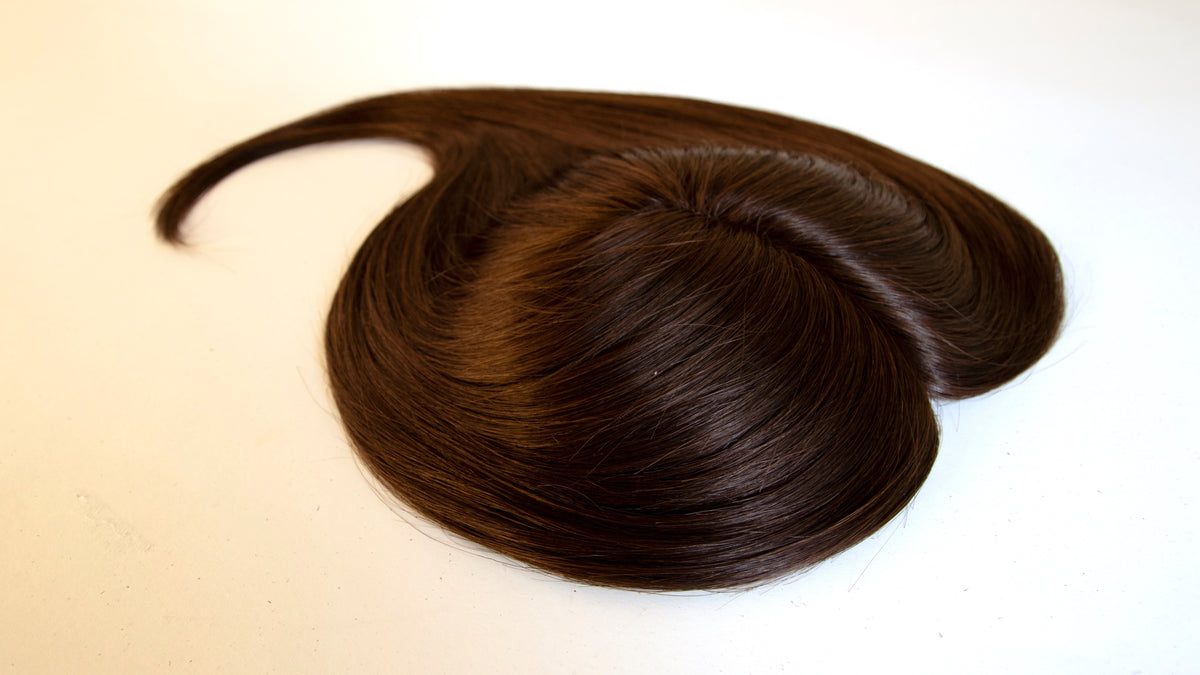 #2 Dark Brown Human Hair Topper