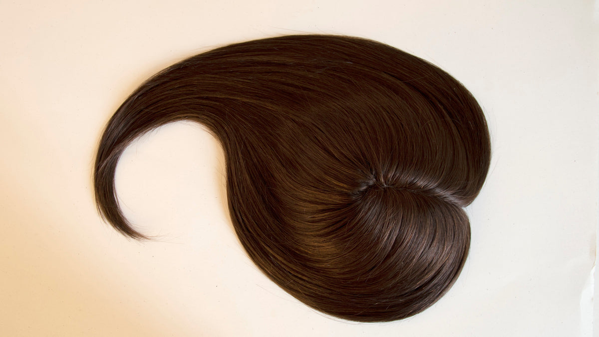 #2 Dark Brown Human Hair Topper