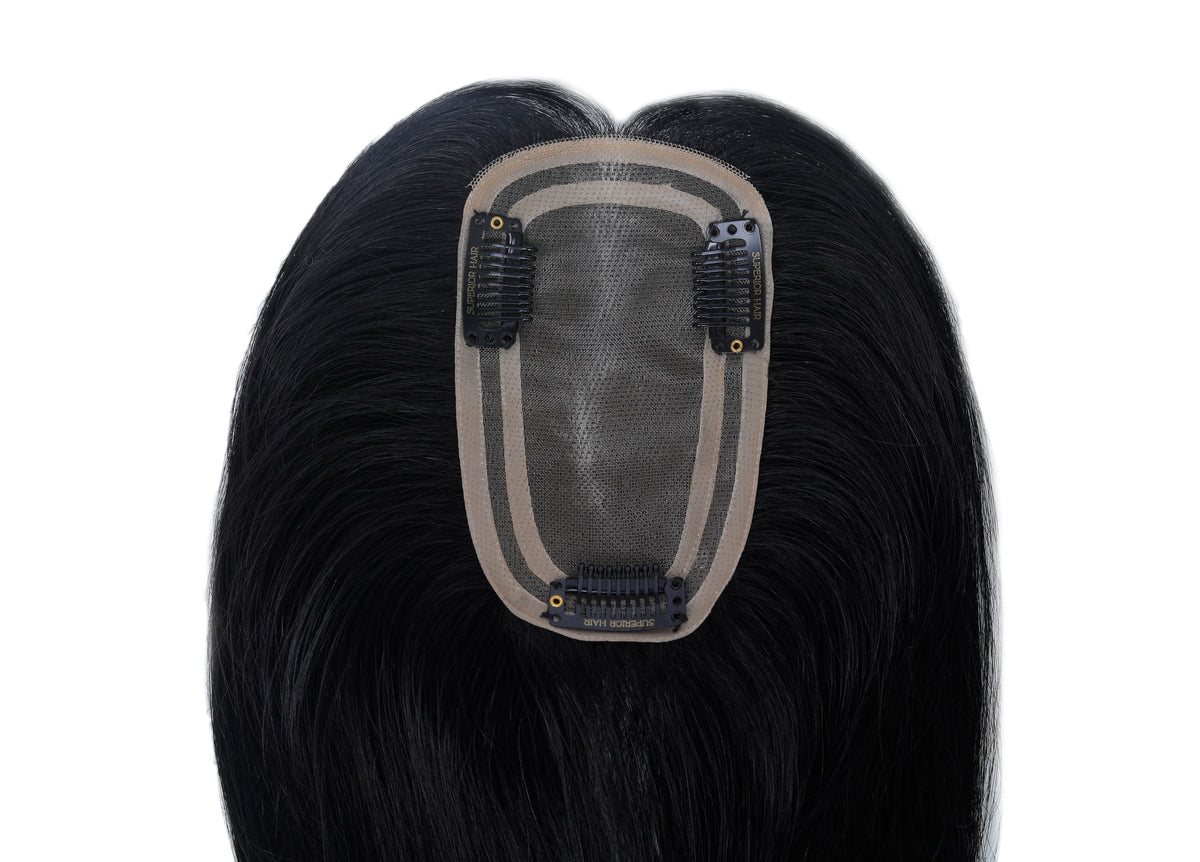 #1 Jet Black Women's Lite Hair Topper (NEW)
