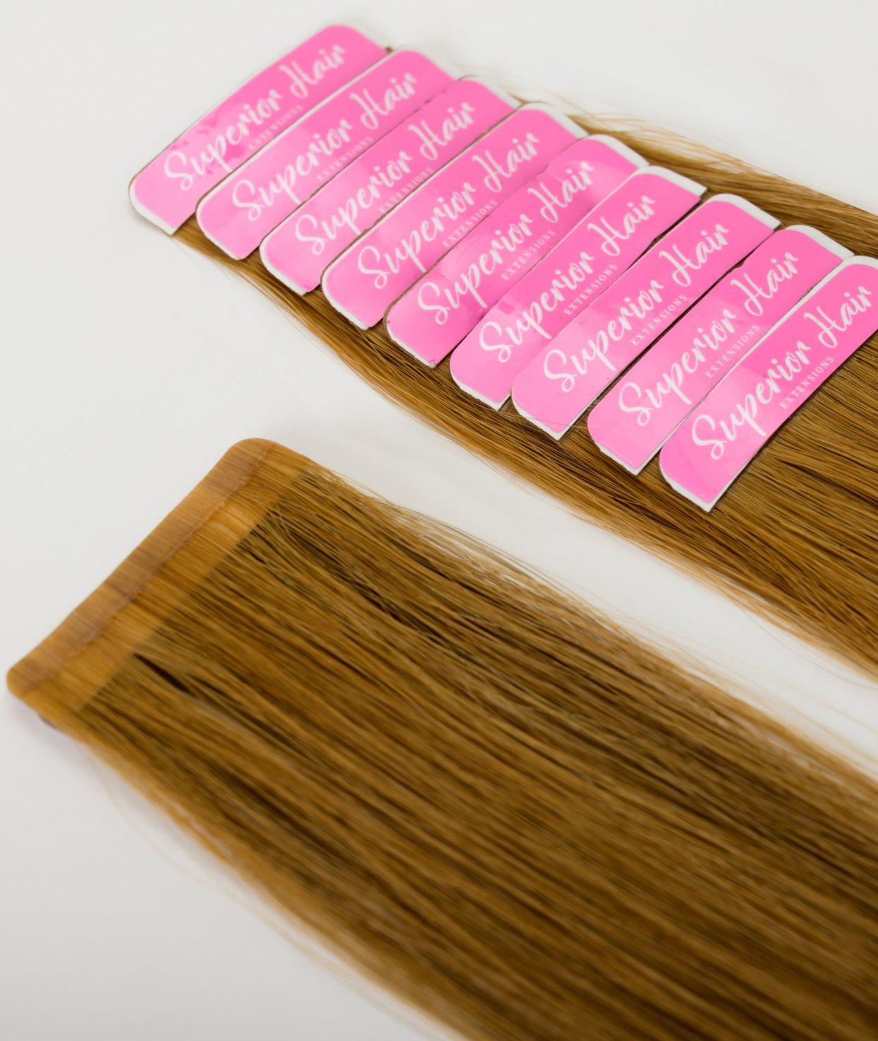 #12 Dark Honey Ultra Seamless Tape In Extensions