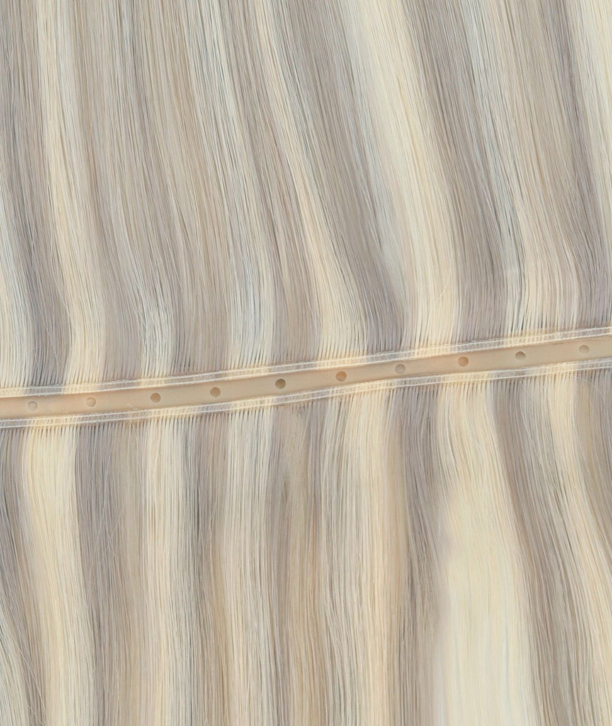 #18/60 Pearl Ash Blonde Highlights Superior Butterfly Weft™ Extensions