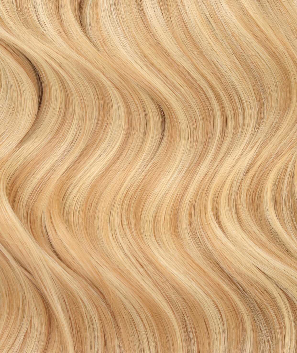 #16/22 Caramel Light Blonde Mix Invisi Tape Hair Extensions