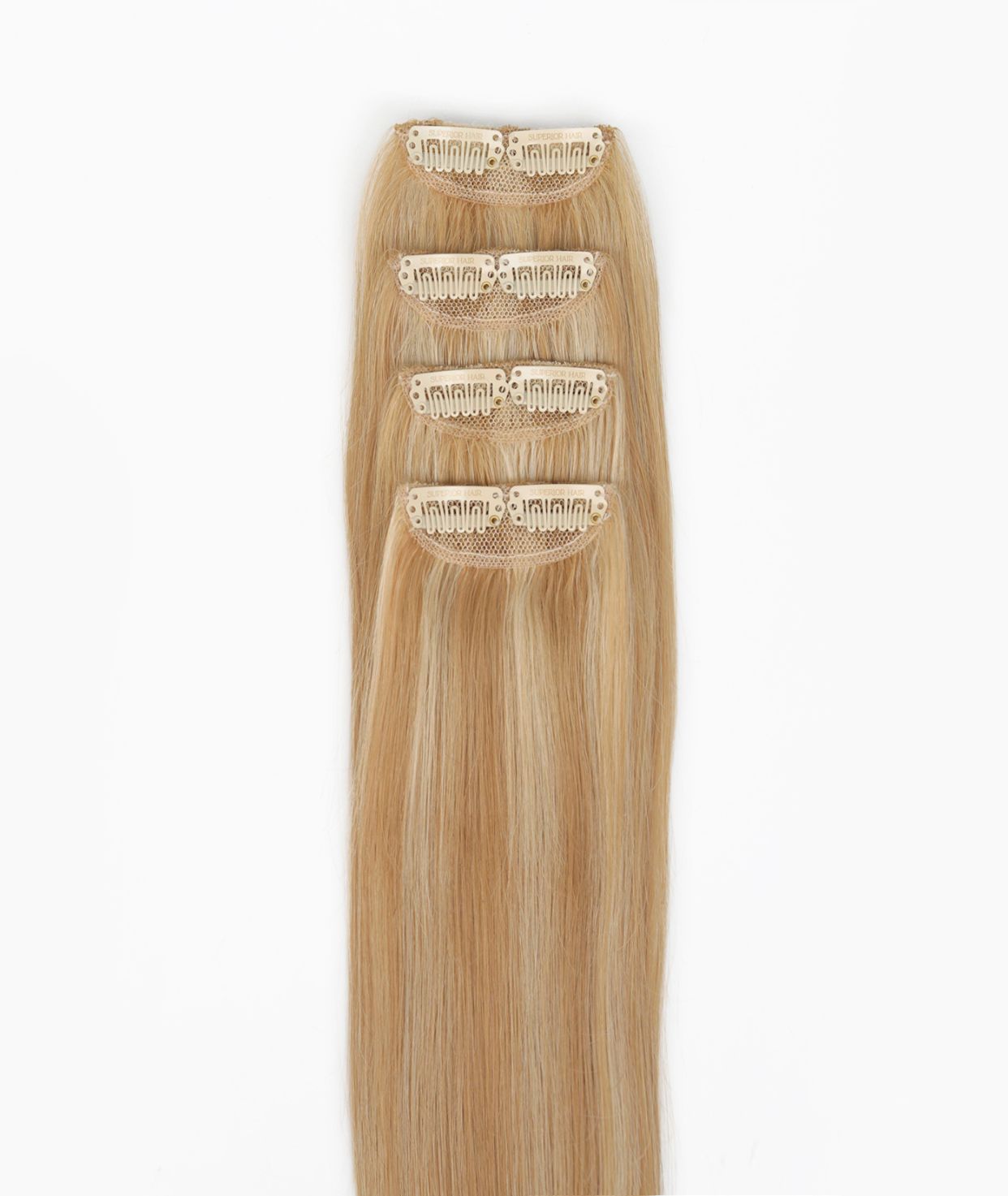 #16/22 Caramel Light Blonde Mix Scalp Hair Fill Ins