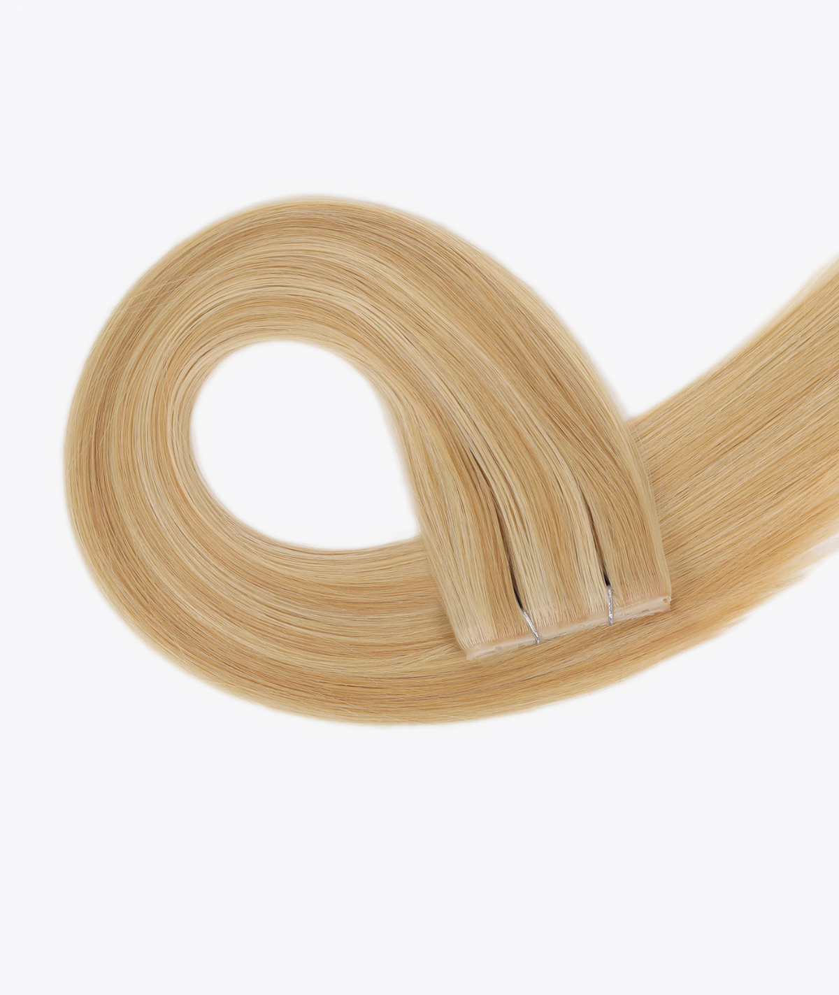 #16/22 Caramel Light Blonde Mix Invisi Butterfly Weft™ Hair Extensions