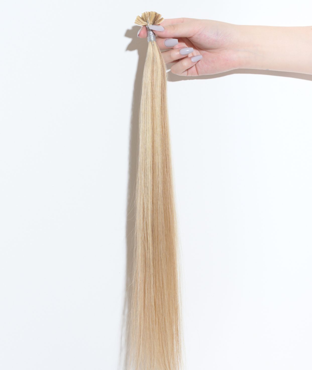 #16 Caramel Dark Blonde Pre Bonded U Tip Extensions — Value Grade