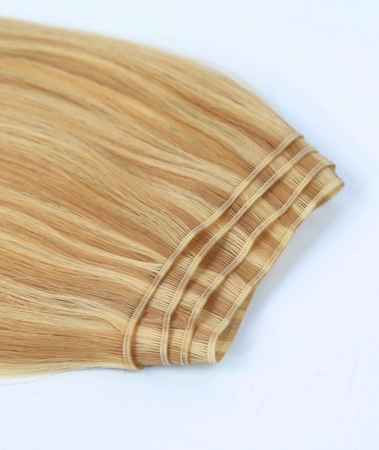 #16/22 Caramel Light Blonde Mix Genius Hair Weft Extensions
