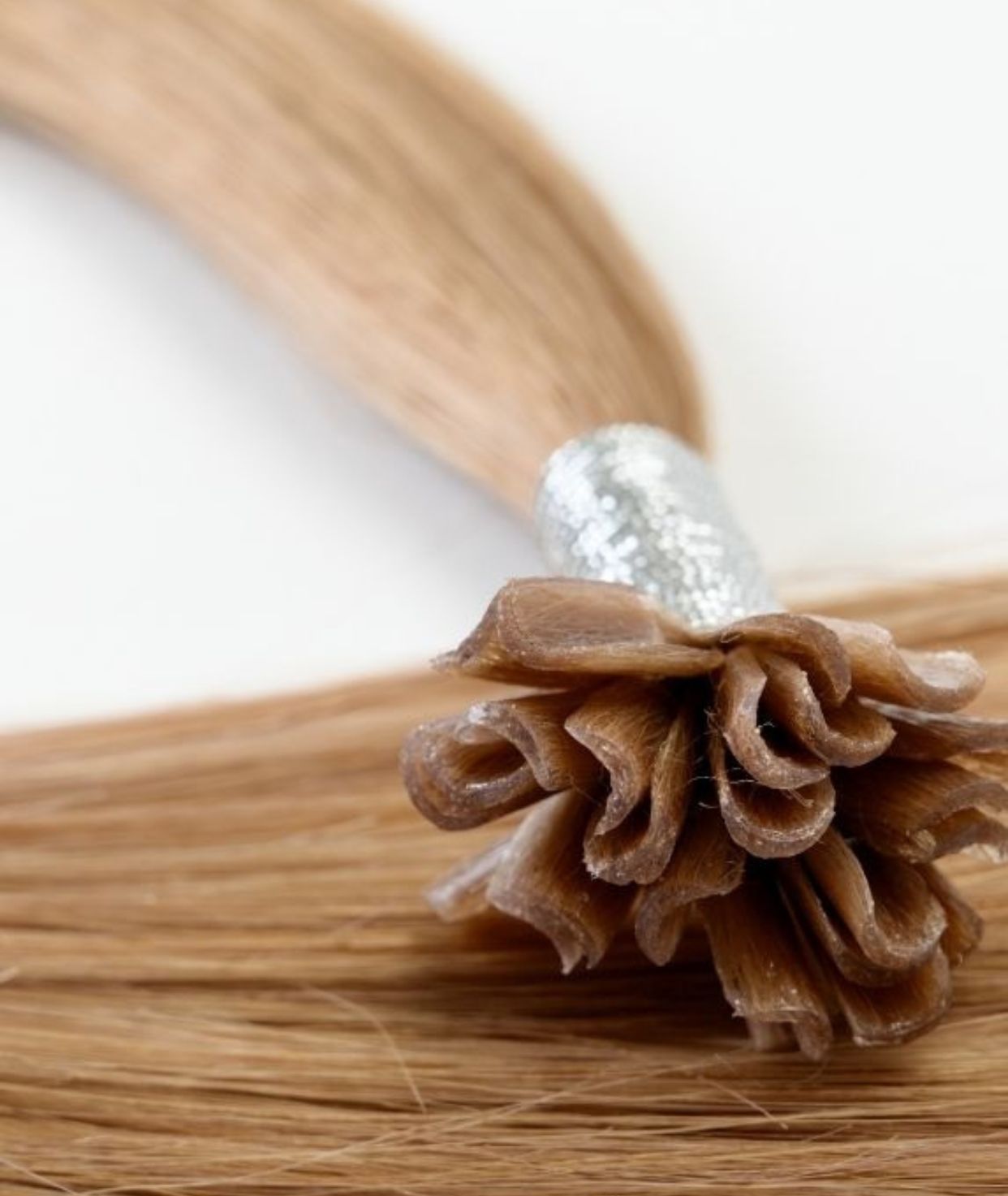 #16 Caramel Dark Blonde Keratin Bond Hair Extensions