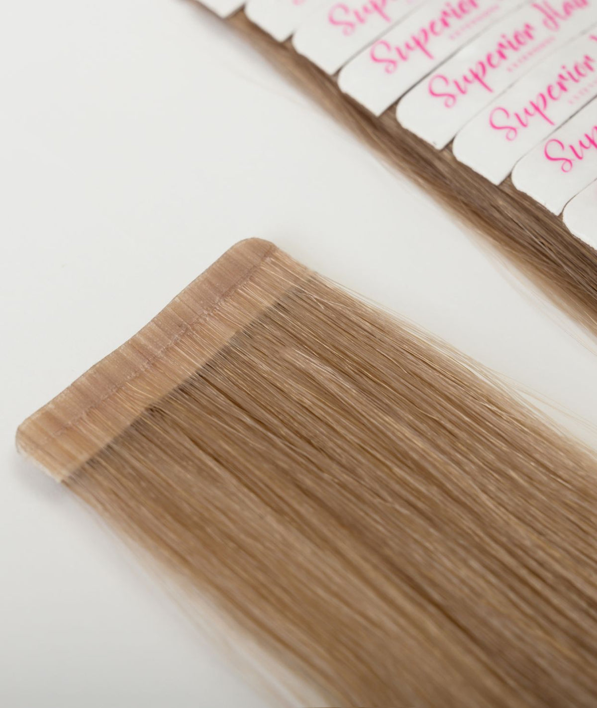 #16 Caramel Dark Blonde Ultra Seamless Tape In Extensions — Value Grade