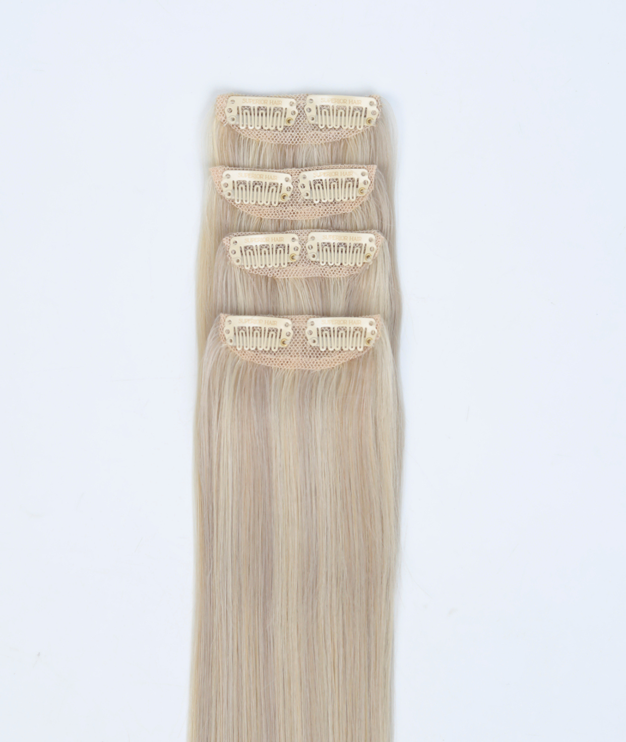 #18/60 Pearl Ash Blonde Highlights Scalp Hair Fill Ins