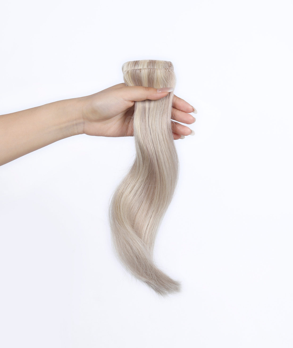 #18/60 Pearl Ash Blonde Highlights Women's Lite Hair Topper