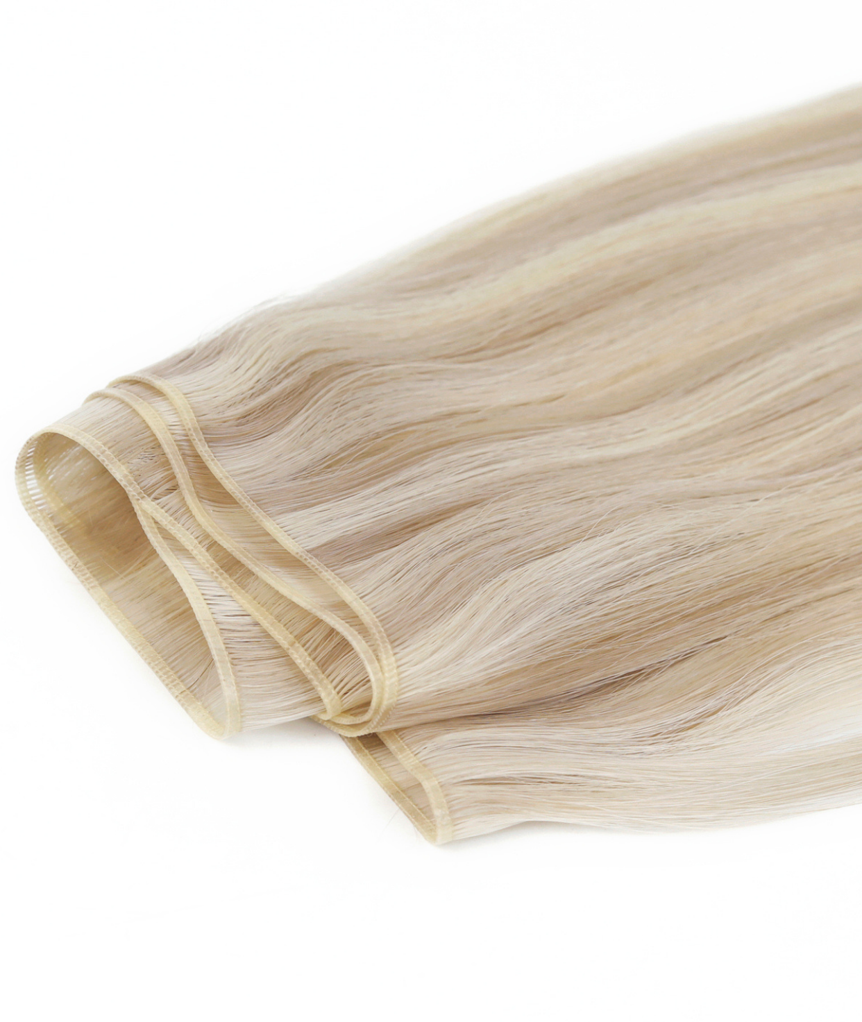 #18/60 Pearl Ash Blonde Highlights Genius Weft Hair Extensions