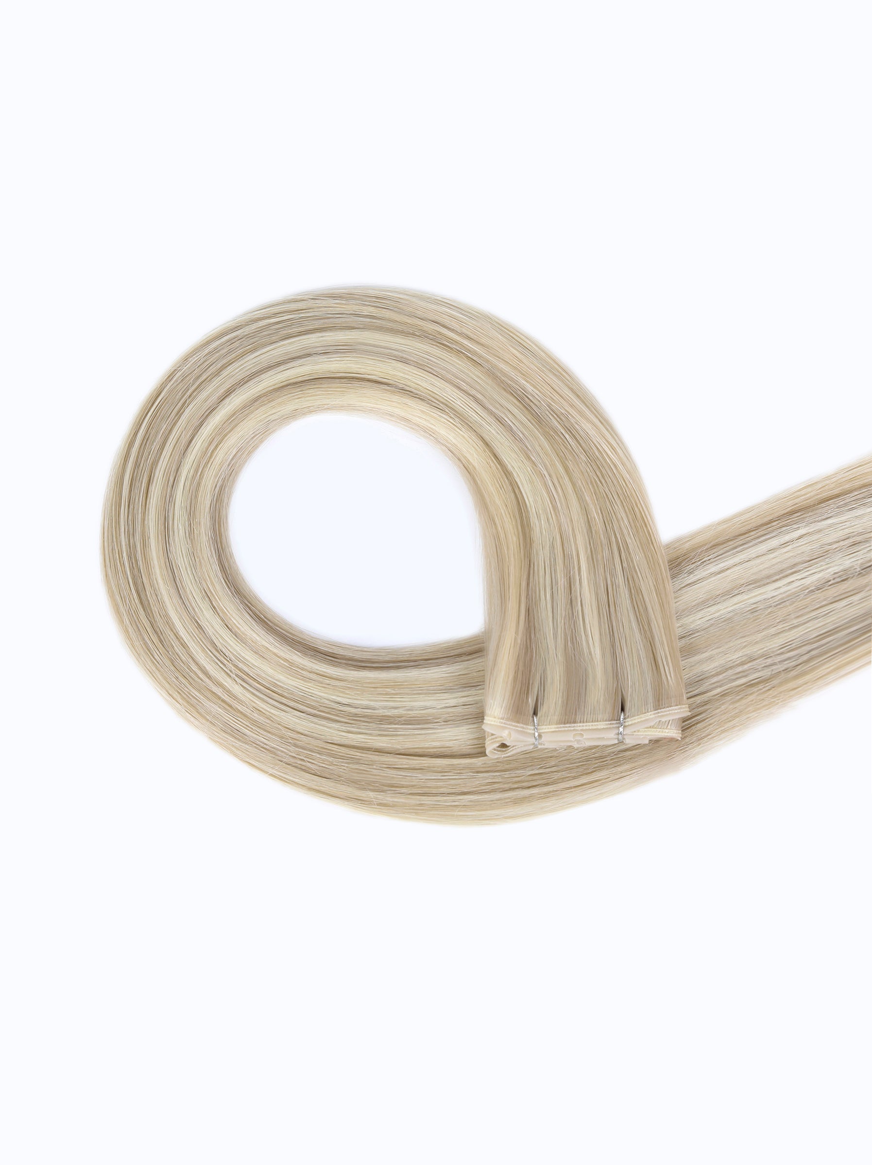 #18/613 Ash Blonde Highlights Superior Butterfly Weft™ Hair Extensions