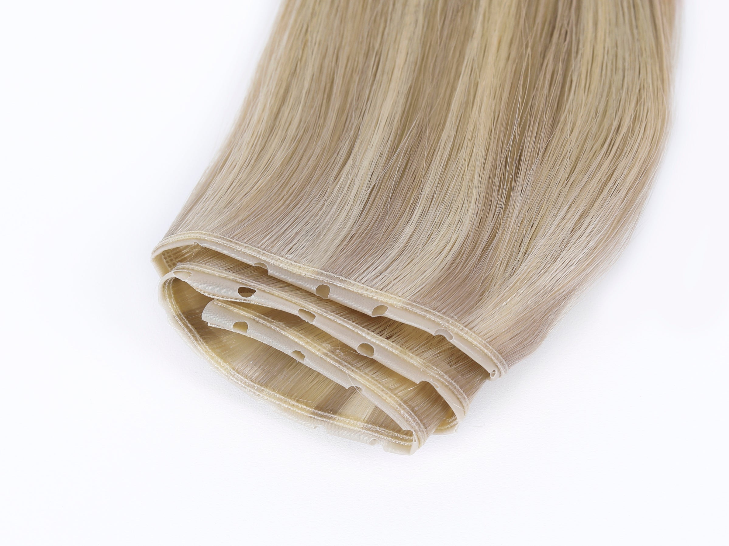 #18/613 Ash Blonde Highlights Superior Butterfly Weft™ Hair Extensions