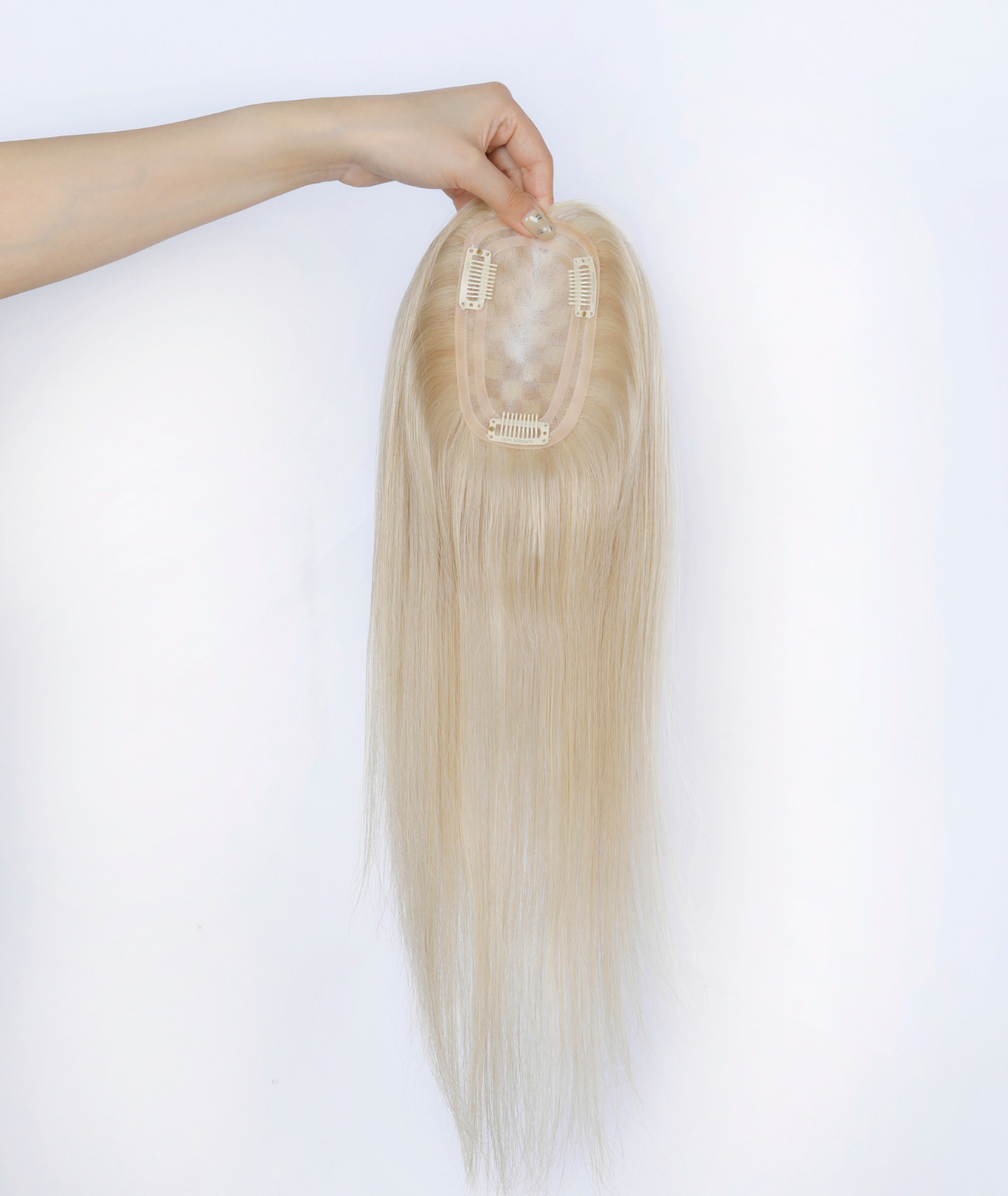 #18/613 Ash Blonde Highlights Women's Lite Hair Topper (NEW)