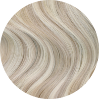#18/60 Pearl Ash Blonde Highlights Genius Hair Weft Extensions