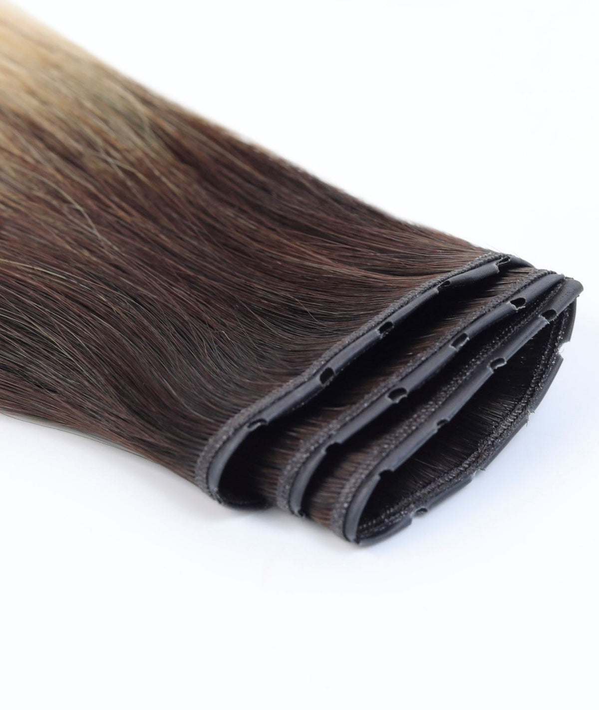 #Iced Coffee Balayage Superior Butterfly Weft™ Extensions