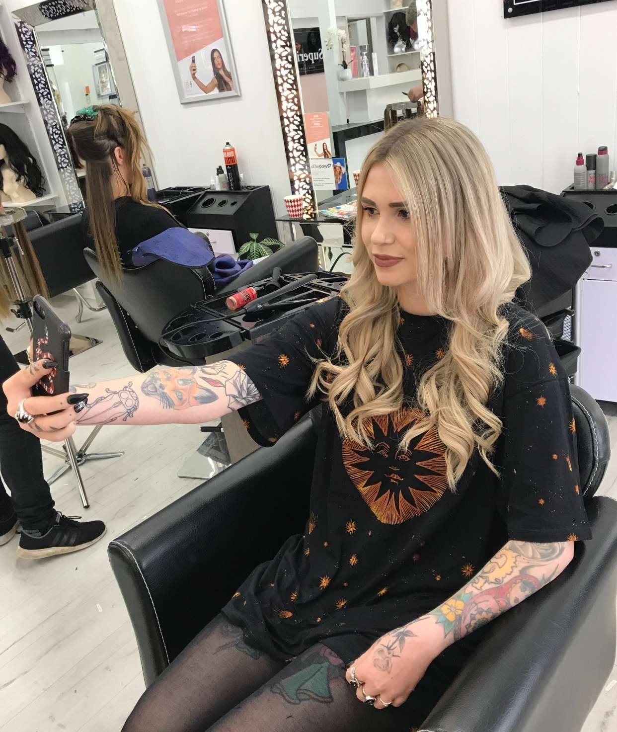 #18/613 Ash Blonde Highlights Classic Clip In Hair Extensions 9pcs