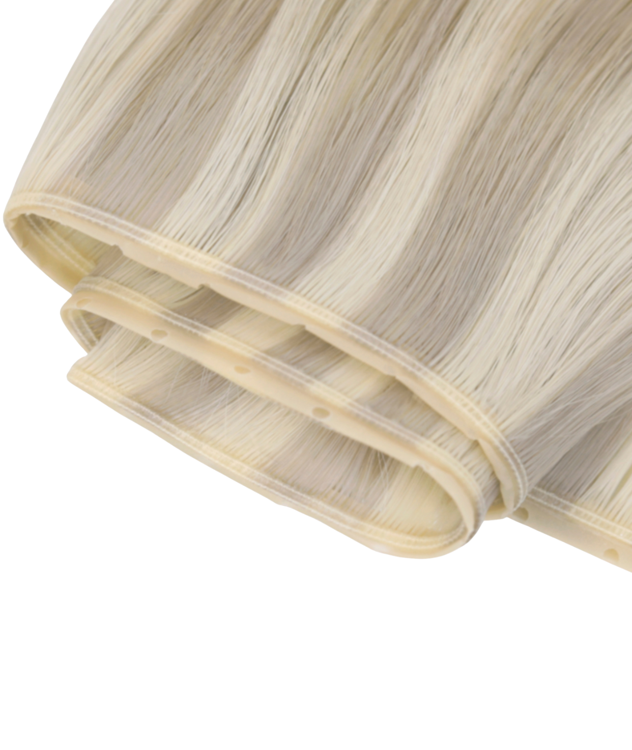 #18/60 Pearl Ash Blonde Highlights Superior Butterfly Weft™ Hair Extensions
