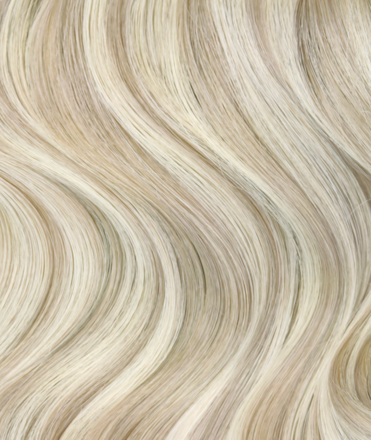 #18/60 Pearl Ash Blonde Highlights Ponytail Extensions — Value Grade