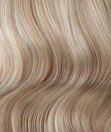 #18/60 Pearl Ash Blonde Highlights Ultra Seamless Tape In Extensions