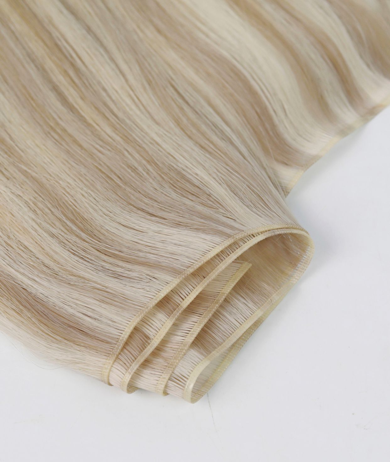 #18/60 Pearl Ash Blonde Highlights Genius Hair Weft Extensions