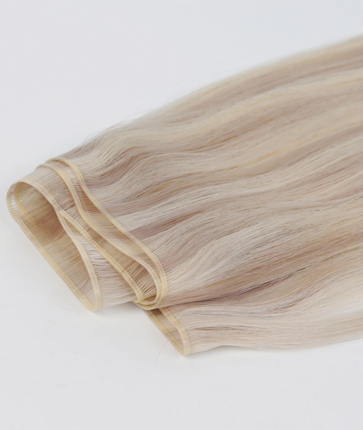 #18/60 Pearl Ash Blonde Highlights Genius Hair Weft Extensions