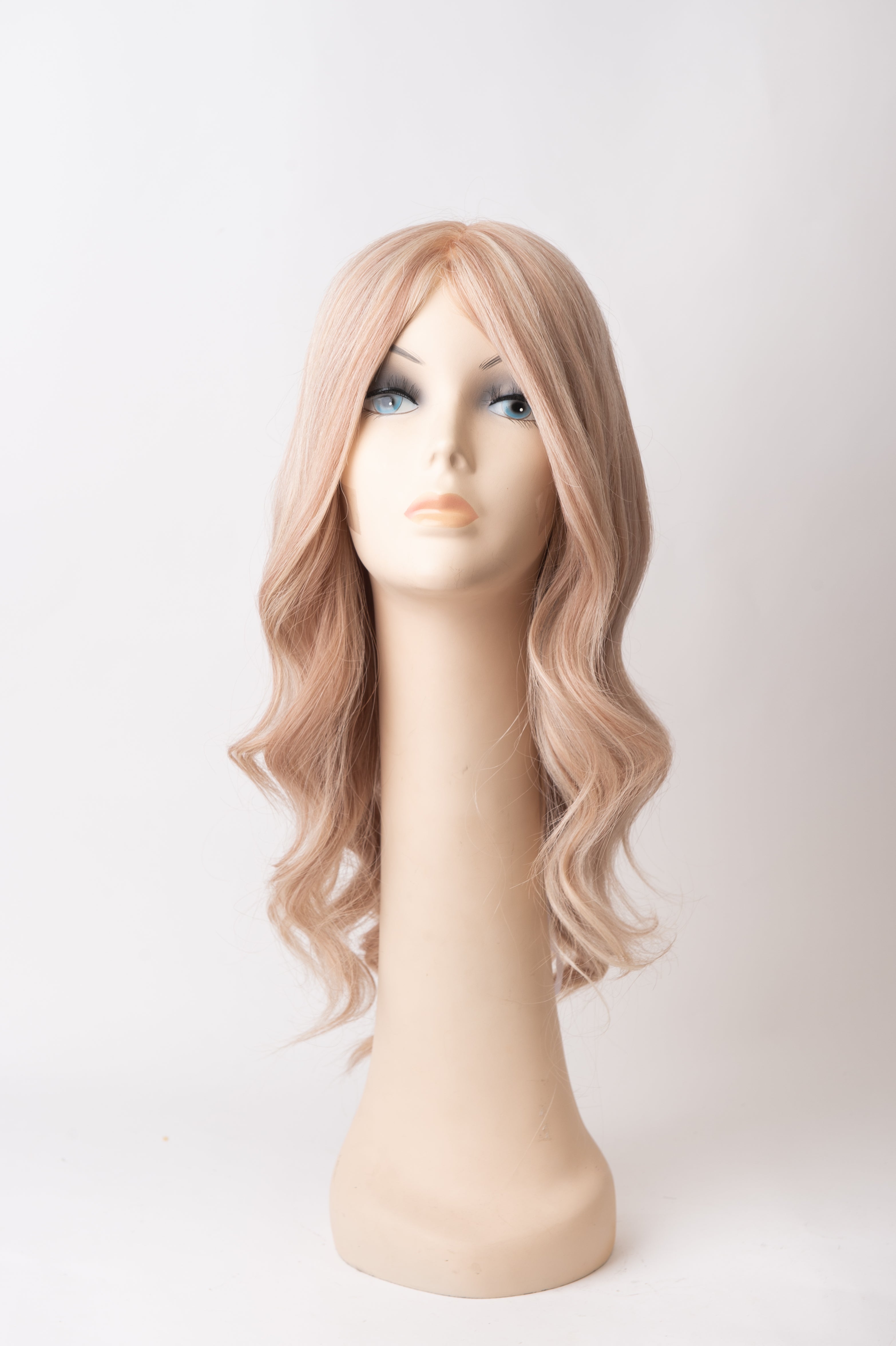 #18/613 Lightest Ash Blonde HL Mono Top Human Hair Wig