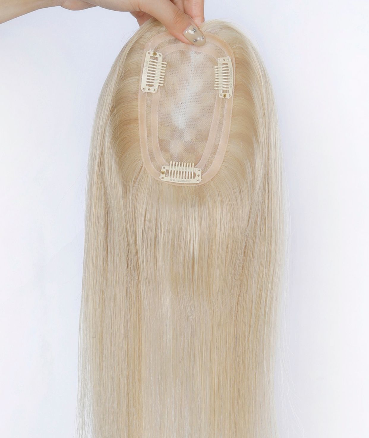 #18/613 Ash Blonde Highlights Women's Lite Hair Topper (NEW)