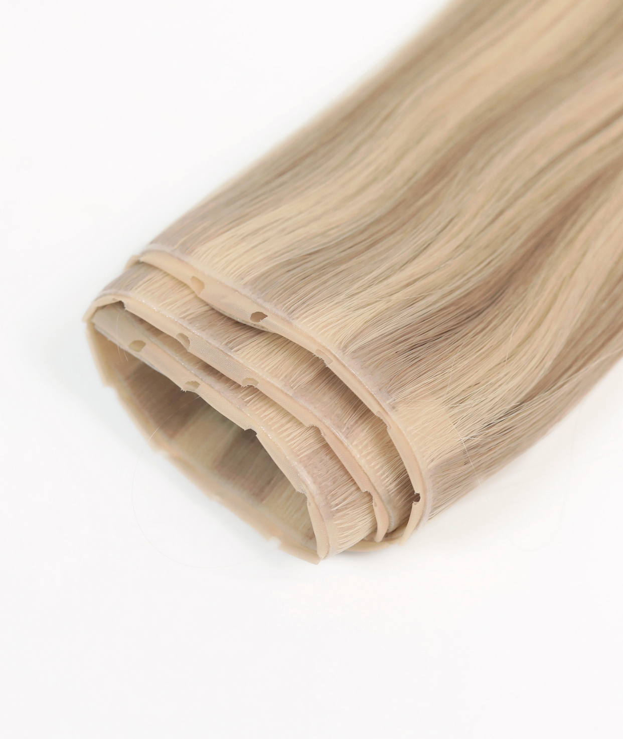 #18/613 Ash Blonde Highlights Invisi Butterfly Weft™ Hair Extensions