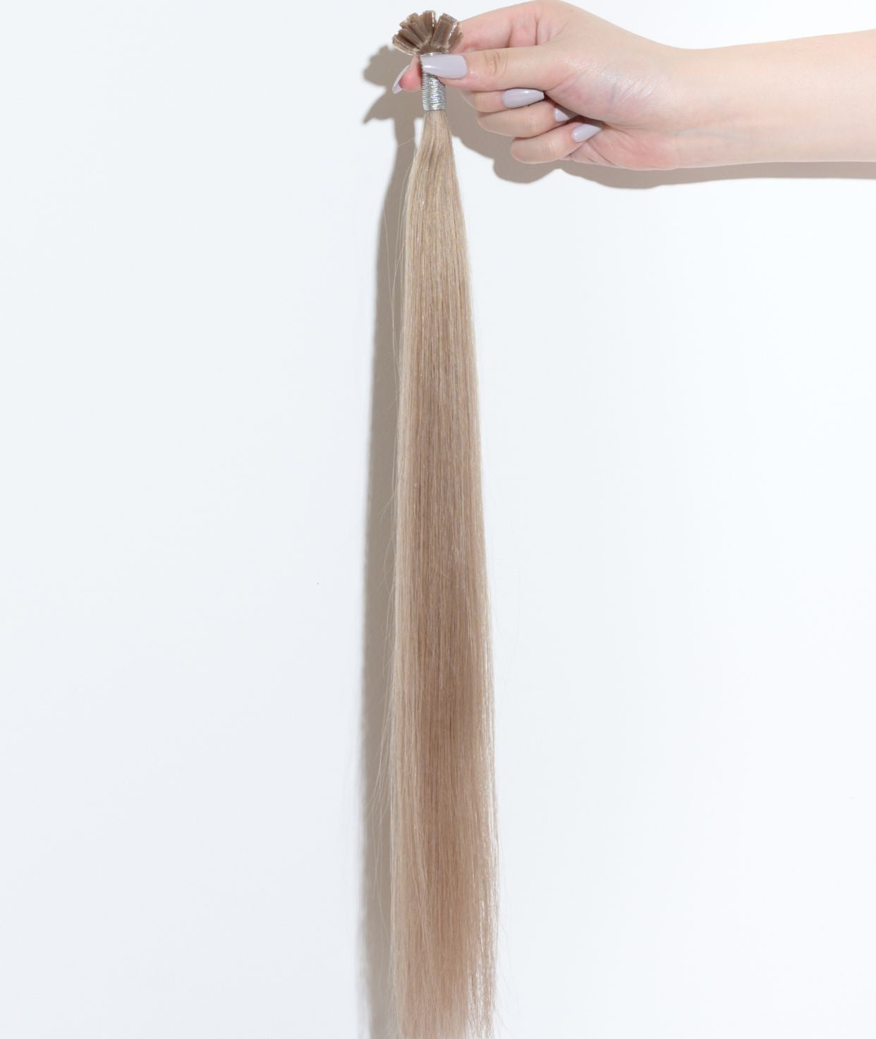 #18 Dark Ash Blonde Keratin Bond Hair Extensions