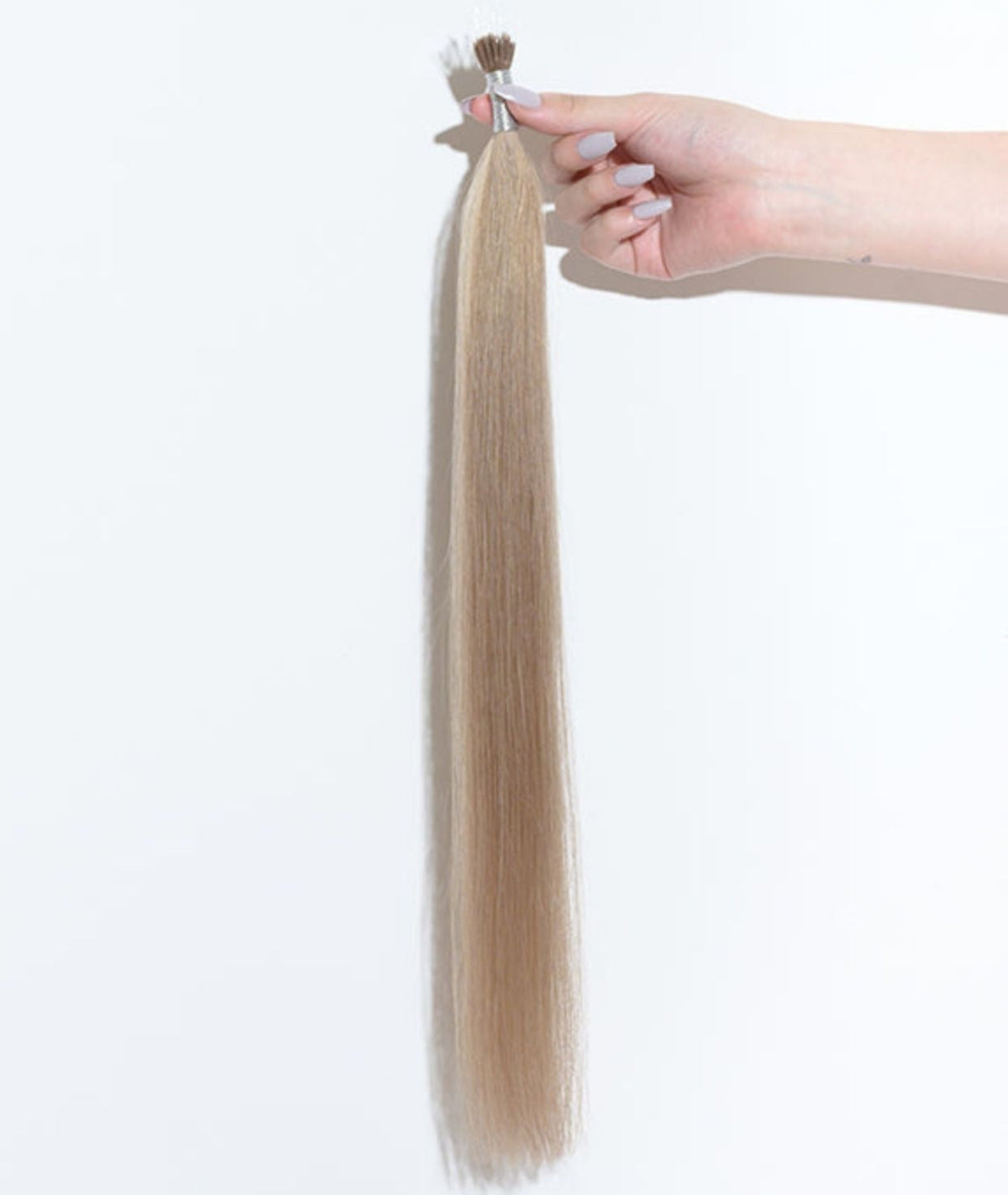 #18 Dark Ash Blonde Nano Tip Hair Extensions — Value Grade