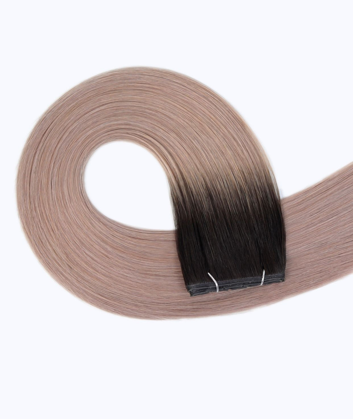 #Smokey Ombre Superior Butterfly Weft™ Extensions