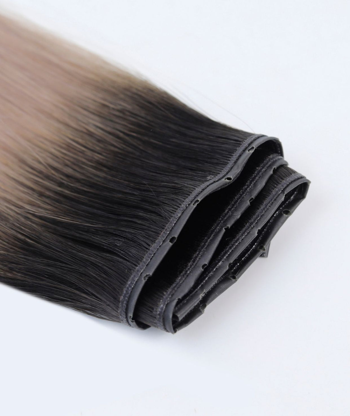 #Smokey Ombre Superior Butterfly Weft™ Extensions