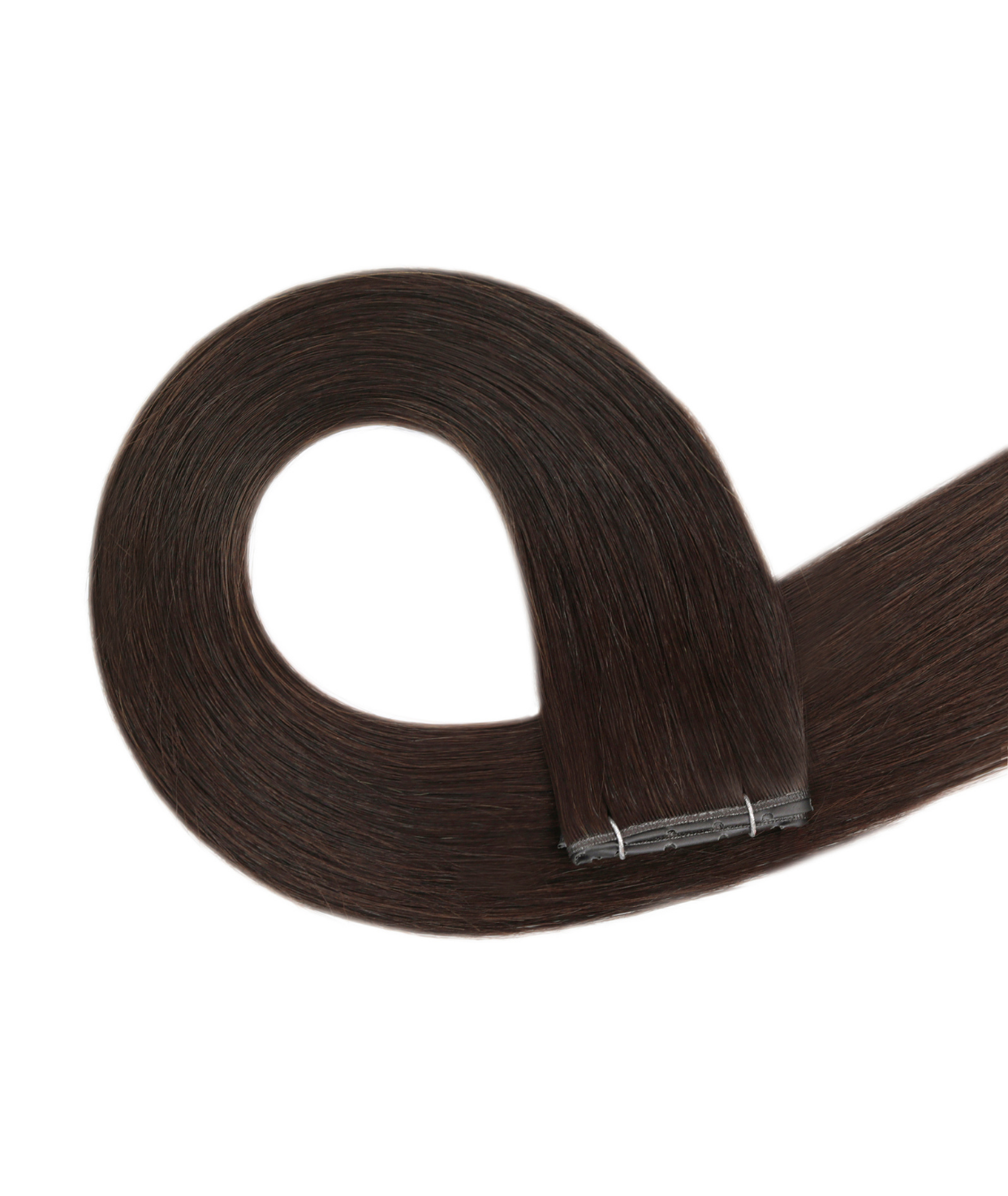 #1BL Darkest Brown Superior Butterfly Weft™ Hair Extensions