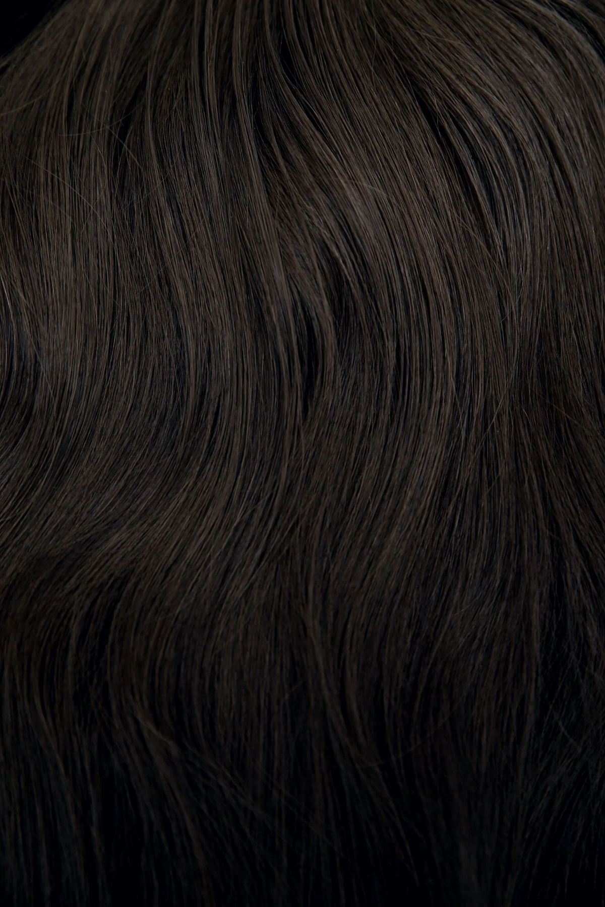 #1BL Darkest Brown Ultra Seamless Tape In Extensions