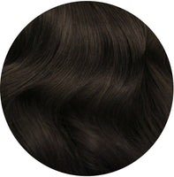 #1BL Darkest Brown Clip-In Bun Extension