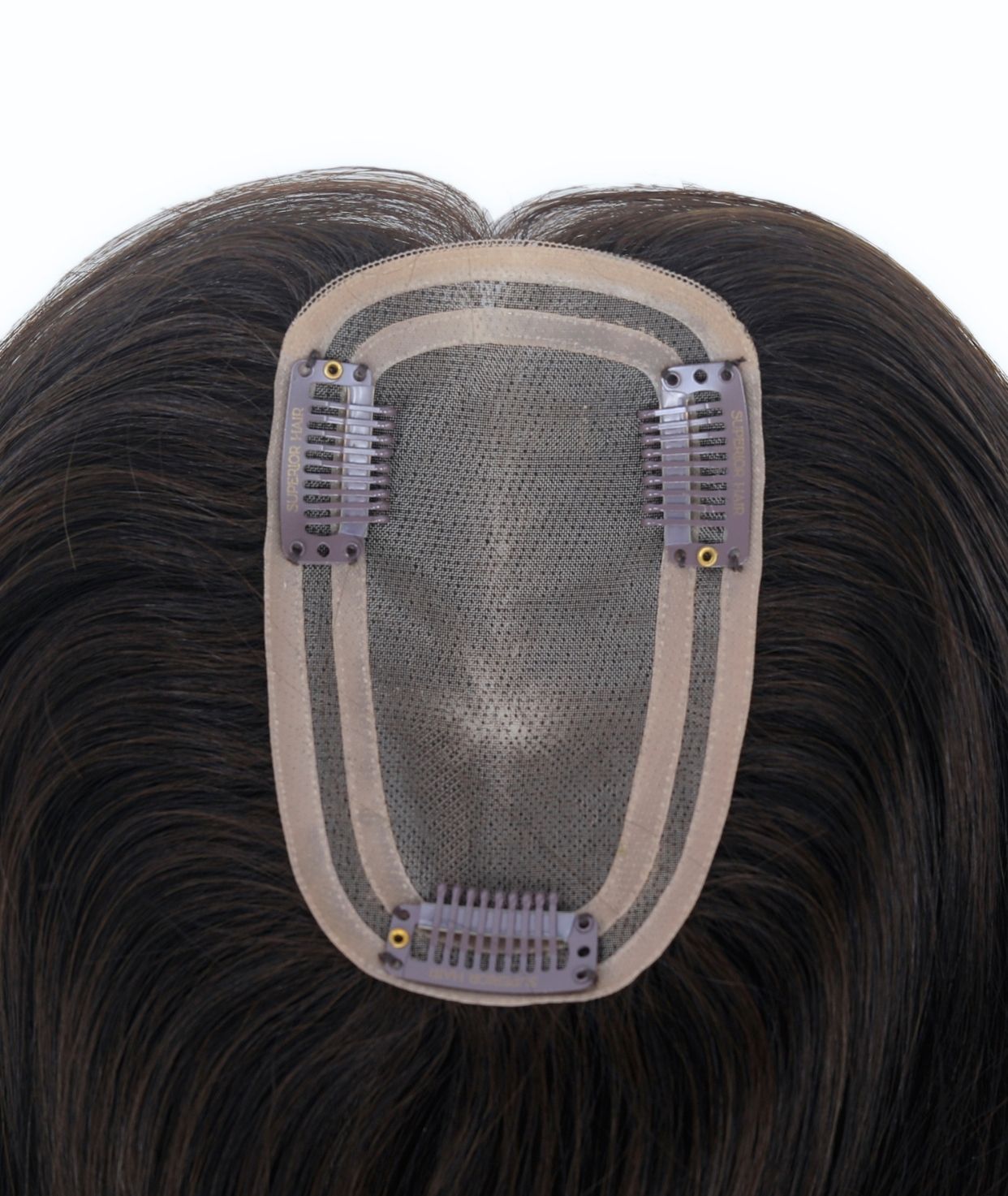 #1BL Darkest Brown Women's Lite Hair Topper (NEW)