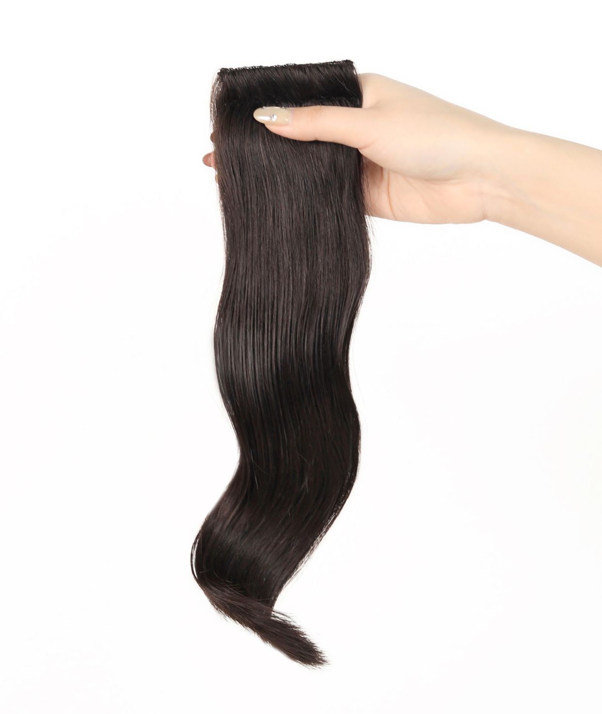 #1BL Darkest Brown Scalp Hair Fill Ins