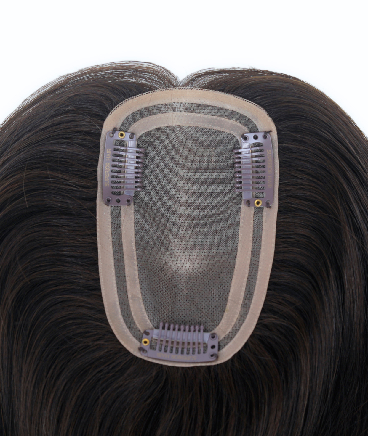 #1BL Darkest Brown Women's Lite Hair Topper (NEW)