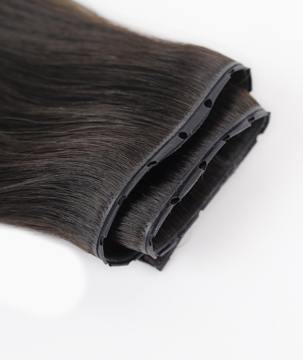 #1BL Darkest Brown Invisi Butterfly Weft™ Hair Extensions