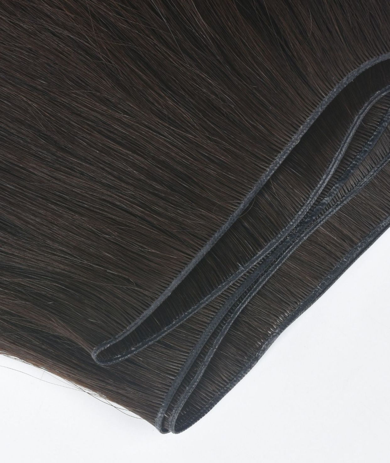 #1BL Darkest Brown Genius Hair Weft Extensions