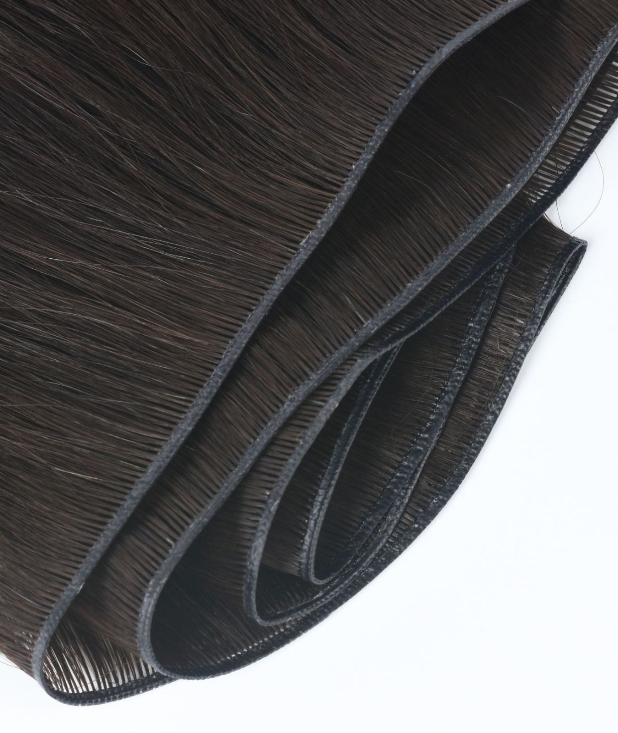 #1BL Darkest Brown Genius Hair Weft Extensions